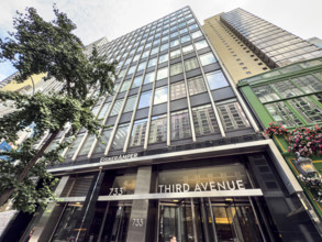 EisnerAmper office building, low angle view, 733 Third Avenue, Manhattan, New York City, New York,