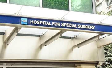 HSS Hospital for Special Surgery, building exterior detail, 248 East 65th Street, Manhattan, New