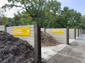 95th Street Compost Compound, Riverside Park Conservancy, Riverside Park, Manhattan, New York City,