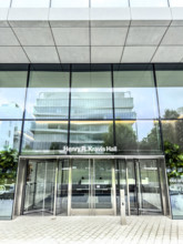 Henry R. Kravis Hall, building entrance, Columbia University Business School, Columbia University,