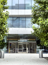 David Geffen Hall, building entrance, Columbia University Business School, Columbia University,