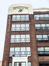 Studebaker Building, Columbia University, building exterior, Manhattanville Campus, 615 West 131st