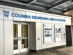 Columbia Engineering Innovation Hub, Columbia University, building entrance, Manhattanville Campus,