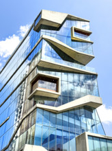Roy and Diana Vagelos Education Center, Columbia University Medical School, building exterior, low