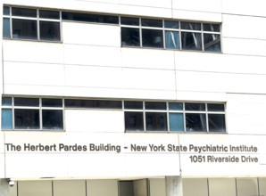 Herbert Pardes Building, building exterior detail, New York State Psychiatric Institute, Columbia
