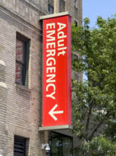 New York-Presbyterian Hospital/Columbia University Irving Medical Center, Adult Emergency entrance,