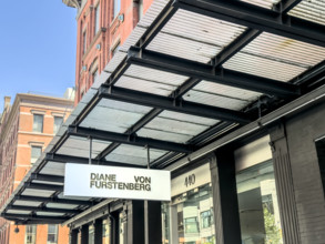 Diane von Furstenberg retail store, building exterior, 874 Washington Street, Meat Packing