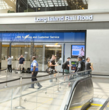 Long Island Rail Road ticketing and customer service, Moynihan Train Hall, Pennsylvania Station,