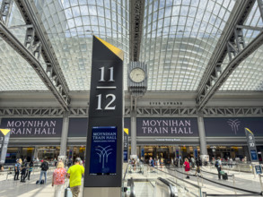 Passenger Concourse, Moynihan Train Hall, Pennsylvania Station, Manhattan, New York City, New York,