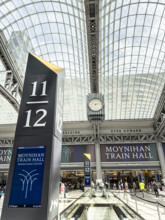 Passenger Concourse, Moynihan Train Hall, Pennsylvania Station, Manhattan, New York City, New York,