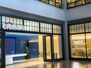 Citibank retail bank, Moynihan Train Hall, Pennsylvania Station, Manhattan, New York City, New