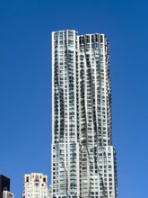 8 Spruce Street residential skyscraper, Financial District, Manhattan, New York City, New York, USA