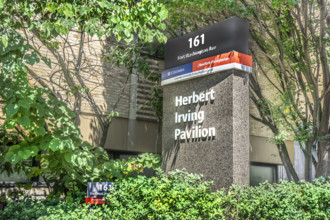 Herbert Irving Pavilion, exterior sign, New York-Presbyterian Hospital/Columbia University Irving
