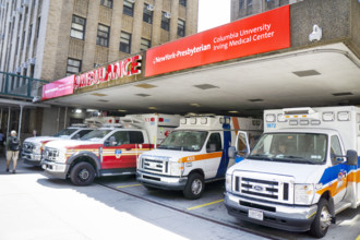 Columbia University Irving Medical Center, emergency entrance, 622 West 168th Street, Washington