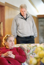 U.S. President Bill Clinton and U.S. Secretary of State Madeleine Albright at Camp David during the