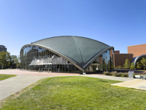 Kresge Auditorium, building exterior, Massachusetts Institute of Technology, MIT Building W16, 48