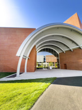 Edward and Joyce Linde Music Building, building exterior, Massachusetts Institute of Technology,