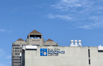 Elm City Bioscience Center, building exterior, 55 Church Street, New Haven, Connecticut, USA