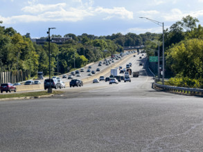 Interstate Highway 95, Stamford, Connecticut, USA