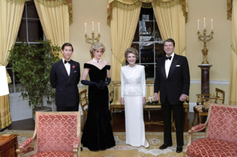 Prince Charles, Princess Diana, U.S. First Lady Nancy Reagan  and U.S. President Ronald Reagan in