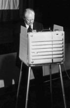 U.S. President Gerald Ford voting in the 1976 General Election, Grand Rapids, Michigan, USA, Gerald