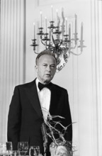 Prime Minister Yitzhak Rabin of Israel delivering a toast at  State Dinner held in his honor,