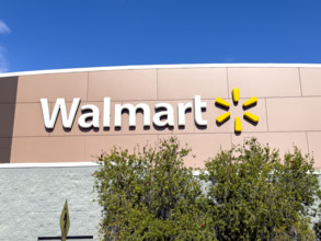 Walmart, building exterior detail, Boca Raton, Florida, USA