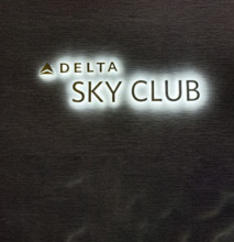 Delta Sky Club, interior wall detail, Delta Airlines, Fort Lauderdale-Hollywood International