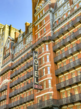 Hotel Chelsea luxury hotel and residential apartment building, building exterior, 222 West 23rd