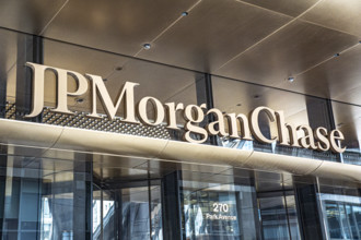 JPMorgan Chase office building, building exterior detail, 270 Park Avenue, Manhattan, New York