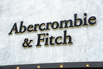 Abercrombie & Fitch retail store, building exterior detail, 668 Fifth Avenue, Manhattan, New York