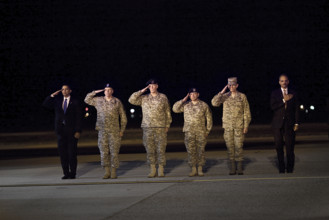 U.S. President Barack Obama and U.S. Attorney General Eric Holder attending ceremony for the