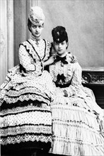 La Reine Alexandra d'Angleterre et l'Impératrice Marie Féodorovna de Russie