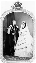 Le Prince de Galles, futur Edouard VII et son épouse Princesse Alexandra de Danemark