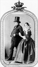 Le Prince Napoléon-Joseph et la Princesse Clotilde de Savoie