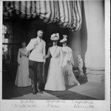 Nicholas Nikolaievich, Empress Maria Feodorovna and Empress Alexandra Feodorovna