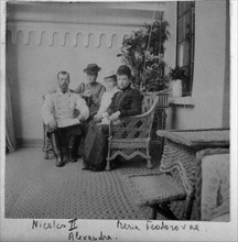 Nicholas II, Alexandra Feodorovna and Maria Feodorovna
