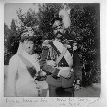 Princess Maria of Greece and her husband, Grand Duke George of Russia