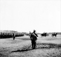 Review of the troops leaving for the Russo-Japanese War, Peterhof, 1905