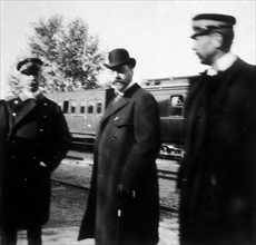 Georges Ier, le Prince Valdemar de Danemark et le Prince Georges de Grèce