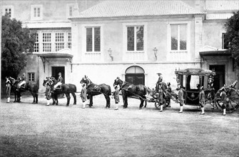 Horse and coach of the Court of Portugal