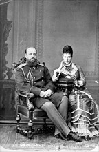Le Tsar Alexandre III de Russie et l'Impératrice Marie Féodorovna