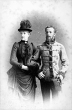 L'Archiduc héritier Rodolphe et sa femme Stéphanie de Belgique