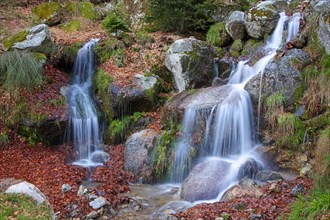 Waterfall at the foot of Mont Lozère