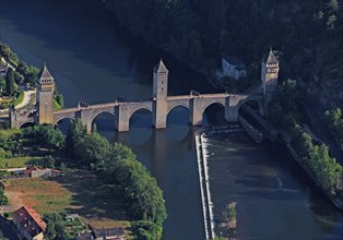 Valentré Bridge in Cahors, Lot