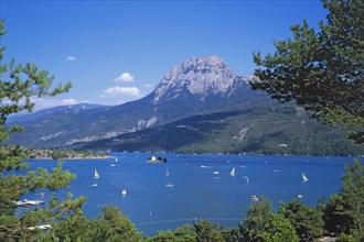 Lake Serre-Ponçon, Hautes-Alpes