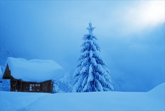 Winter landscape, Haute-Savoie
