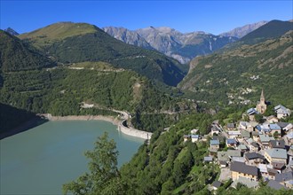 The Chevril dam, Savoie