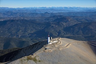 Sommet du Mont ventoux et l'observatoire, Vaucluse
