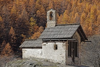 Névache, chapelle Sainte-Marie de Fontcouverte, Vallée de la Clarée, Hautes-Alpes